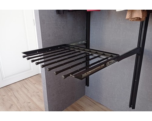 Гардеробная угловая в спальню