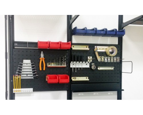 Модули с перфопанелями для хранения инструмента в мастерскую